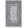 imageNICETOWN 8x10 Large Washable Pink Area Rug  Boho NonSlip Folable Rug Stain Resistant Oriental Medallion Living Room Carpet for Girls Room Kitchen Laundry Bathroom Bedroom Light PinkGrey
