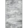 imageNICETOWN 8x10 Large Washable Pink Area Rug  Boho NonSlip Folable Rug Stain Resistant Oriental Medallion Living Room Carpet for Girls Room Kitchen Laundry Bathroom Bedroom Light PinkSandy Grey