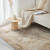 imageNICETOWN 8x10 Large Washable Pink Area Rug  Boho NonSlip Folable Rug Stain Resistant Oriental Medallion Living Room Carpet for Girls Room Kitchen Laundry Bathroom Bedroom Light PinkSandy Yellow