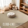 imageNICETOWN 8x10 White Washable Area Rug for Bedroom Thin Washable Rug for Living Room NonSlip Door Mat Ultra Soft for Bedroom Living Room Kitchen Home Office White and BrownNatural