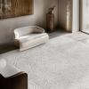 imageNICETOWN 8x10 White Washable Area Rug for Bedroom Thin Washable Rug for Living Room NonSlip Door Mat Ultra Soft for Bedroom Living Room Kitchen Home Office White and BrownGrey