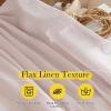 imageNICETOWN Linen Curtains for Windows 84 inch Length Rod Pocket ampamp Back Tab Semi Sheer Linen Curtains ampamp Drapes Privacy with Light Through for BedroomLiving Room Natural W52 x L84 2 PiecesBlush Pink
