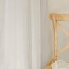 imageNICETOWN Linen Curtains for Windows 84 inch Length Rod Pocket ampamp Back Tab Semi Sheer Linen Curtains ampamp Drapes Privacy with Light Through for BedroomLiving Room Natural W52 x L84 2 PiecesNatural