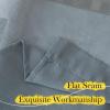 imageNICETOWN Linen Curtains for Windows 84 inch Length Rod Pocket ampamp Back Tab Semi Sheer Linen Curtains ampamp Drapes Privacy with Light Through for BedroomLiving Room Natural W52 x L84 2 PiecesSmoke Blue