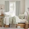 imageNICETOWN 100 Blackout Plaid Curtains 90 inches Long for Bedroom Rod Pocket ampamp Back Tab Brighton Windowpane Pattern Window Treatments for Living Room Taupe W52 x L90 2 PanelsForest Green