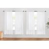 image:imageNICETOWN 4 Pieces Sheer White Curtains 84  Window Treatment Rod Pocket Tulle Voile DrapePanel Sets for Patio Door 4 Panels W60 x L84White