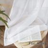 image:imageNICETOWN 4 Pieces Sheer White Curtains 84  Window Treatment Rod Pocket Tulle Voile DrapePanel Sets for Patio Door 4 Panels W60 x L84White