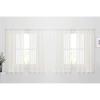 image:imageNICETOWN 4 Pieces Sheer White Curtains 84  Window Treatment Rod Pocket Tulle Voile DrapePanel Sets for Patio Door 4 Panels W60 x L84Beige