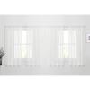 image:imageNICETOWN 4 Pieces Sheer White Curtains 84  Window Treatment Rod Pocket Tulle Voile DrapePanel Sets for Patio Door 4 Panels W60 x L84Ivory