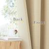 image:imageNICETOWN Room Darkening Patio Curtains for Sliding Door Hook BeltRod PocketBack Tab Thermal Window Treatment Room Divider Curtains for BedroomLiving Room Angora W100 x L84 1 PanelHook Belt  Oatmeal