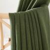 image:imageNICETOWN Room Darkening Patio Curtains for Sliding Door Hook BeltRod PocketBack Tab Thermal Window Treatment Room Divider Curtains for BedroomLiving Room Angora W100 x L84 1 PanelForest Green