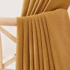image:imageNICETOWN Room Darkening Patio Curtains for Sliding Door Hook BeltRod PocketBack Tab Thermal Window Treatment Room Divider Curtains for BedroomLiving Room Angora W100 x L84 1 PanelHook Belt  Gold Brown