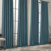 image:imageNICETOWN Room Darkening Patio Curtains for Sliding Door Hook BeltRod PocketBack Tab Thermal Window Treatment Room Divider Curtains for BedroomLiving Room Angora W100 x L84 1 PanelGreyish Blue