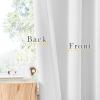 image:imageNICETOWN Room Darkening Patio Curtains for Sliding Door Hook BeltRod PocketBack Tab Thermal Window Treatment Room Divider Curtains for BedroomLiving Room Angora W100 x L84 1 PanelGreyish White