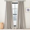 image:imageNICETOWN Room Darkening Patio Curtains for Sliding Door Hook BeltRod PocketBack Tab Thermal Window Treatment Room Divider Curtains for BedroomLiving Room Angora W100 x L84 1 PanelAngora