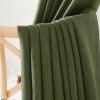 image:imageNICETOWN Room Darkening Patio Curtains for Sliding Door Hook BeltRod PocketBack Tab Thermal Window Treatment Room Divider Curtains for BedroomLiving Room Angora W100 x L84 1 PanelForest Green