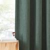 image:imageNICETOWN Room Darkening Patio Curtains for Sliding Door Hook BeltRod PocketBack Tab Thermal Window Treatment Room Divider Curtains for BedroomLiving Room Angora W100 x L84 1 PanelGreyish Green