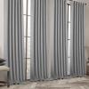 image:imageNICETOWN Room Darkening Patio Curtains for Sliding Door Hook BeltRod PocketBack Tab Thermal Window Treatment Room Divider Curtains for BedroomLiving Room Angora W100 x L84 1 PanelLight Grey