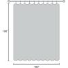 image:imageNICETOWN Room Darkening Patio Curtains for Sliding Door Hook BeltRod PocketBack Tab Thermal Window Treatment Room Divider Curtains for BedroomLiving Room Angora W100 x L84 1 PanelNatural