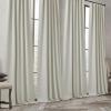 image:imageNICETOWN Room Darkening Patio Curtains for Sliding Door Hook BeltRod PocketBack Tab Thermal Window Treatment Room Divider Curtains for BedroomLiving Room Angora W100 x L84 1 PanelNatural