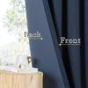 image:imageNICETOWN Room Darkening Patio Curtains for Sliding Door Hook BeltRod PocketBack Tab Thermal Window Treatment Room Divider Curtains for BedroomLiving Room Angora W100 x L84 1 PanelNavy Blue