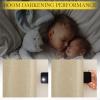 image:imageNICETOWN Room Darkening Patio Curtains for Sliding Door Hook BeltRod PocketBack Tab Thermal Window Treatment Room Divider Curtains for BedroomLiving Room Angora W100 x L84 1 PanelOatmeal