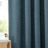 image:imageNICETOWN Room Darkening Patio Curtains for Sliding Door Hook BeltRod PocketBack Tab Thermal Window Treatment Room Divider Curtains for BedroomLiving Room Angora W100 x L84 1 PanelGreyish Blue