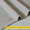 image:imageNICETOWN Room Darkening Patio Curtains for Sliding Door Hook BeltRod PocketBack Tab Thermal Window Treatment Room Divider Curtains for BedroomLiving Room Angora W100 x L84 1 PanelAngora