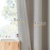 image:imageNICETOWN Room Darkening Patio Curtains for Sliding Door Hook BeltRod PocketBack Tab Thermal Window Treatment Room Divider Curtains for BedroomLiving Room Angora W100 x L84 1 PanelAngora