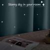 image:imageNICETOWN Kids Blackout Curtains for Bedroom  Hollow Star Space Inspired Night Sky Twinkle Blue Children Star Curtain Window Drape 1 Panel 52 x 63 inches Panel Navy BlueStormy Sea