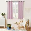 image:imageNICETOWN Kids Blackout Curtains for Bedroom  Hollow Star Space Inspired Night Sky Twinkle Blue Children Star Curtain Window Drape 1 Panel 52 x 63 inches Panel Navy BlueBaby Pink