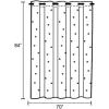 image:imageNICETOWN Kids Blackout Curtains for Bedroom  Hollow Star Space Inspired Night Sky Twinkle Blue Children Star Curtain Window Drape 1 Panel 52 x 63 inches Panel Navy BlueNavy Blue