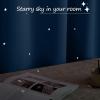 image:imageNICETOWN Kids Curtains Navy Blue Romantic Star Curtains Thermal Insulated Blackout Curtains for Kids Teenagers Bedroom Small Window W52 x L63 Set of 2Moroccan Blue