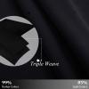 image:imageNICETOWN Kids Curtains Navy Blue Romantic Star Curtains Thermal Insulated Blackout Curtains for Kids Teenagers Bedroom Small Window W52 x L63 Set of 2Black