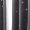 image:imageNICETOWN Kids Curtains Navy Blue Romantic Star Curtains Thermal Insulated Blackout Curtains for Kids Teenagers Bedroom Small Window W52 x L63 Set of 2Grey