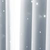 image:imageNICETOWN Kids Curtains Navy Blue Romantic Star Curtains Thermal Insulated Blackout Curtains for Kids Teenagers Bedroom Small Window W52 x L63 Set of 2Greyish White
