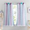 image:imageNICETOWN Kids Girls Bedroom Pink Curtains Star Cutout Blackout with White Sheer Pastel Nursery Window Curtain Panels for Thanksgiving Lavender Pink 2Pcs W52 x L84Teal  Purple