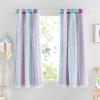 image:imageNICETOWN Kids Girls Bedroom Pink Curtains Star Cutout Blackout with White Sheer Pastel Nursery Window Curtain Panels for Thanksgiving Lavender Pink 2Pcs W52 x L84Teal  Purple