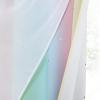 image:imageNICETOWN Kids Girls Bedroom Pink Curtains Star Cutout Blackout with White Sheer Pastel Nursery Window Curtain Panels for Thanksgiving Lavender Pink 2Pcs W52 x L84Rainbow3