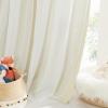 image:imageNICETOWN Kids Girls Bedroom Pink Curtains Star Cutout Blackout with White Sheer Pastel Nursery Window Curtain Panels for Thanksgiving Lavender Pink 2Pcs W52 x L84Light Beige
