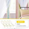 image:imageNICETOWN Kids Girls Bedroom Pink Curtains Star Cutout Blackout with White Sheer Pastel Nursery Window Curtain Panels for Thanksgiving Lavender Pink 2Pcs W52 x L84Rainbow3