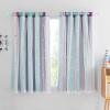 image:imageNICETOWN Kids Girls Bedroom Pink Curtains Star Cutout Blackout with White Sheer Pastel Nursery Window Curtain Panels for Thanksgiving Lavender Pink 2Pcs W52 x L84Teal  Purple