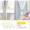 image:imageNICETOWN Kids Girls Bedroom Pink Curtains Star Cutout Blackout with White Sheer Pastel Nursery Window Curtain Panels for Thanksgiving Lavender Pink 2Pcs W52 x L84Purple  Blue  Yellow