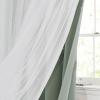 image:imageNICETOWN Pink Curtains for Girls BedroomKids Room Moon and Star Hollow Out Blackout Curtains for Nursery DoubleLayer Grommet Window Drapes for Christmas Decor 52 W by 84 L Set of 2Moon Star  Sage Green