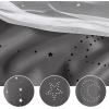 image:imageNICETOWN Pink Curtains for Girls BedroomKids Room Moon and Star Hollow Out Blackout Curtains for Nursery DoubleLayer Grommet Window Drapes for Christmas Decor 52 W by 84 L Set of 2Moon Star  Grey