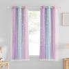 image:imageNICETOWN Pink Curtains for Girls BedroomKids Room Moon and Star Hollow Out Blackout Curtains for Nursery DoubleLayer Grommet Window Drapes for Christmas Decor 52 W by 84 L Set of 2Blue  Purple  Pink