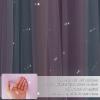 image:imageNICETOWN Pink Curtains for Girls BedroomKids Room Moon and Star Hollow Out Blackout Curtains for Nursery DoubleLayer Grommet Window Drapes for Christmas Decor 52 W by 84 L Set of 2Blue  Purple  Pink
