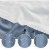 image:imageNICETOWN Pink Curtains for Girls BedroomKids Room Moon and Star Hollow Out Blackout Curtains for Nursery DoubleLayer Grommet Window Drapes for Christmas Decor 52 W by 84 L Set of 2Moon Star  Stone Blue