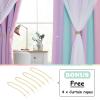 image:imageNICETOWN Pink Curtains for Girls BedroomKids Room Moon and Star Hollow Out Blackout Curtains for Nursery DoubleLayer Grommet Window Drapes for Christmas Decor 52 W by 84 L Set of 2Blue  Purple  Pink