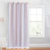 image:imageNICETOWN Pink Curtains for Girls BedroomKids Room Moon and Star Hollow Out Blackout Curtains for Nursery DoubleLayer Grommet Window Drapes for Christmas Decor 52 W by 84 L Set of 2Pink  Grey